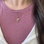 Estate: Rose Gold Diamond Octopus Necklace