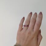 Estate: Crown of Light Rose Gold Ruby & Diamond Band